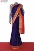 Contrast Classic Pure Mysore Crepe Silk Saree